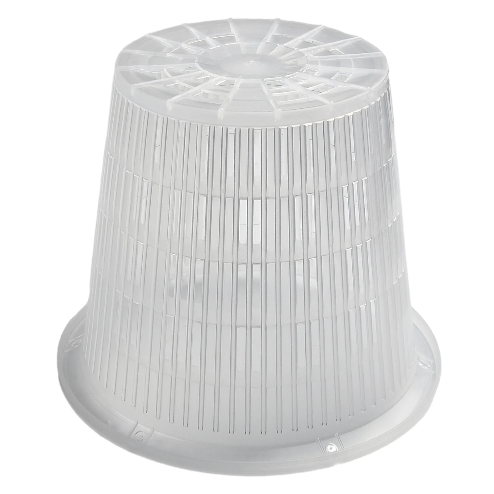 1 Pc White Plastic Orchid Pot With Flower Pot Stand Garden Tools Planting Tools For Providing Drainage And Airflow