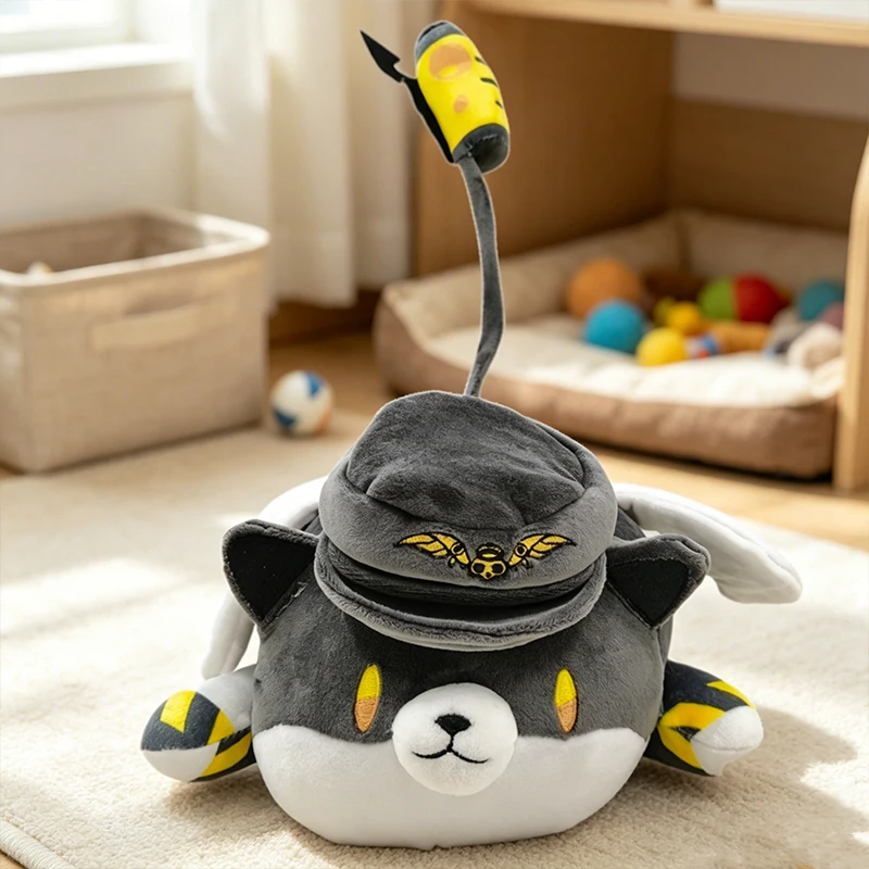 Multi-Style Cartoon Character Stuffed Plush Dolls, Soft Fluffy Masked Figure Plush Toy, Collectible Decor Plush Pillow Gift for