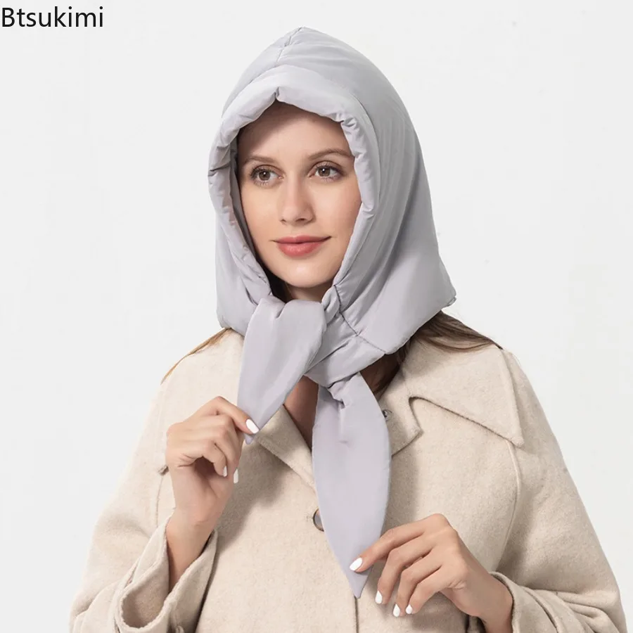 

2026 Winter Outdoor Windproof Winter Padded Hat with Adjustable Lace-up Design for Outdoor Activities Travel Anti-slip Snowproof