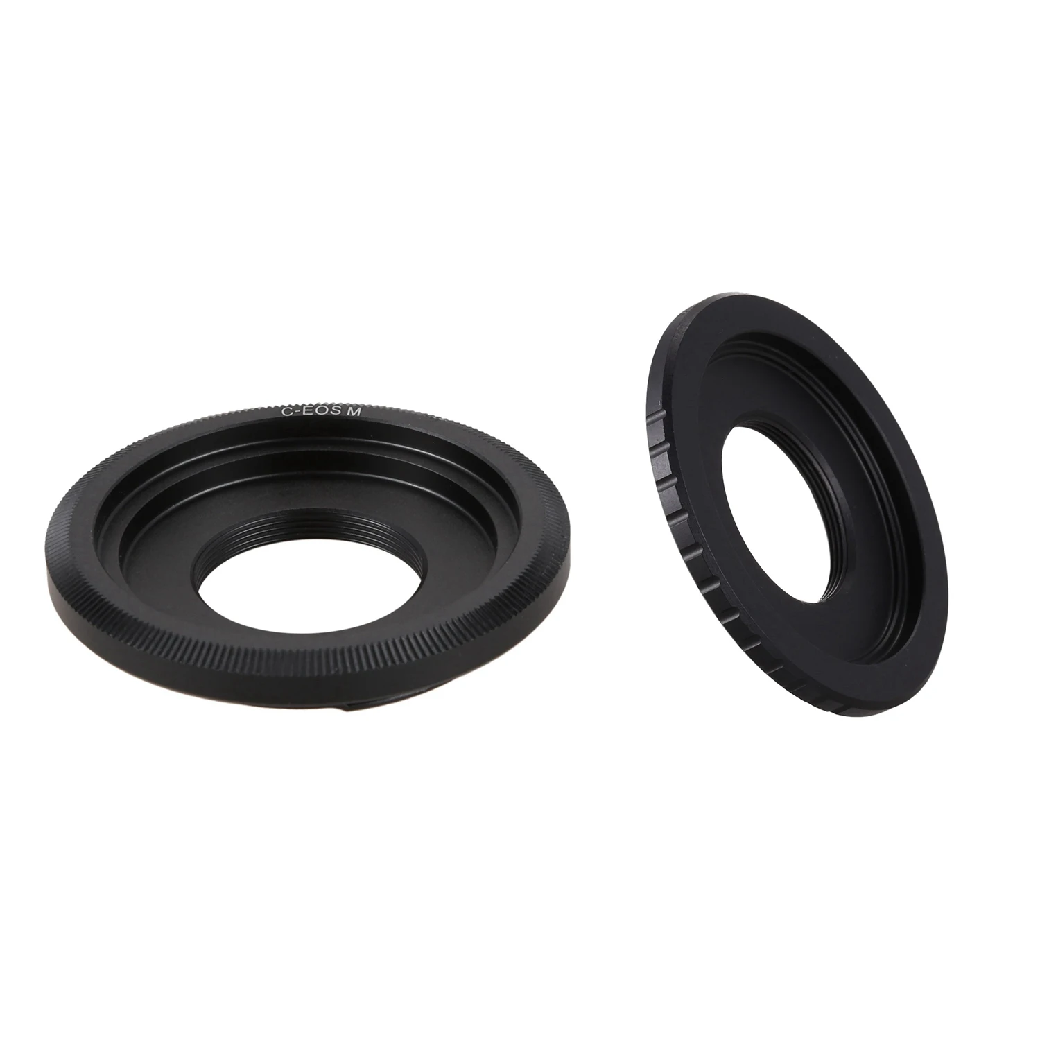 【Livraison Rapide】2 Pcs Black C-Mount Lens Camera Lens Adapter Ring, 1 Pcs Fits For Canon EOS M M2 M3 & 1 Pcs Fits For Fujifilm