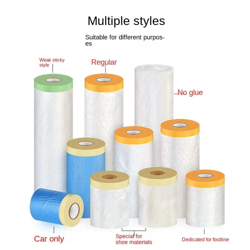 And paper paint masking film protective film decorative paper tape decoration spray paint spraying wall site furniture dust film