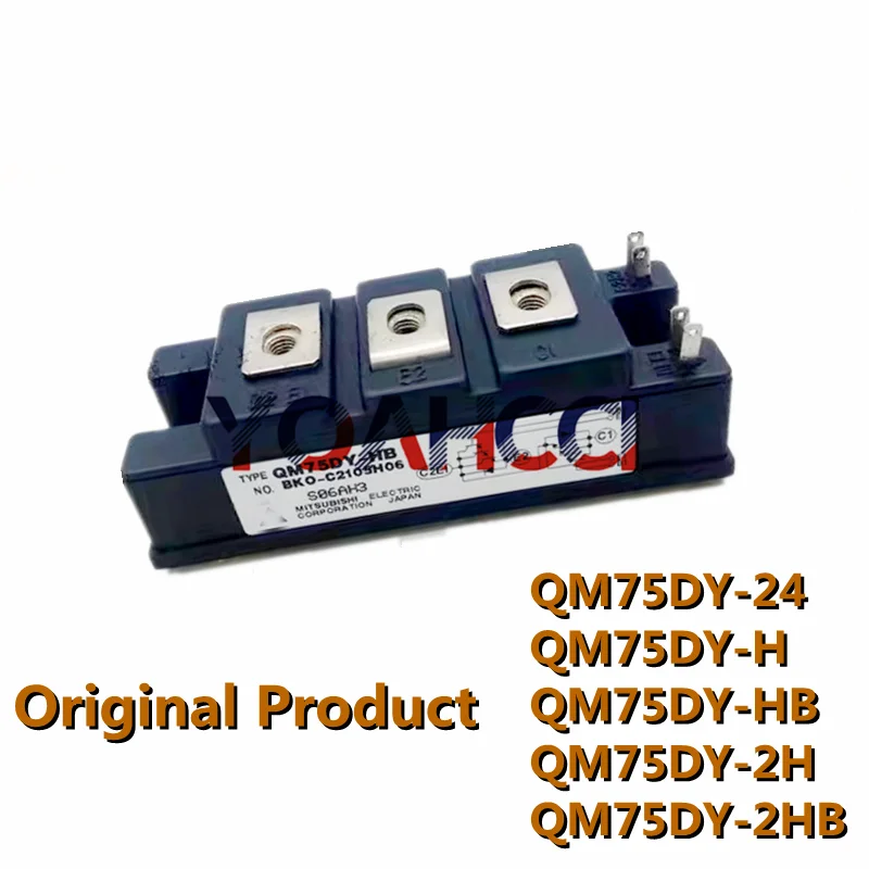 

QM75DY-24, QM75DY-H, QM75DY-HB, QM75DY-2H, QM75DY-2HB (1piece) HIGH Power Switching Transistor Module, Original In Stock