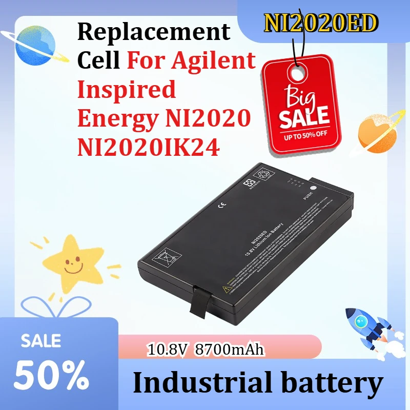 

Industrial Equipment Spare Lithium Battery PN 80066 10.8V 7.2Ah Replacement Cell For Agilent Inspired Energy NI2020 NI2020IK24