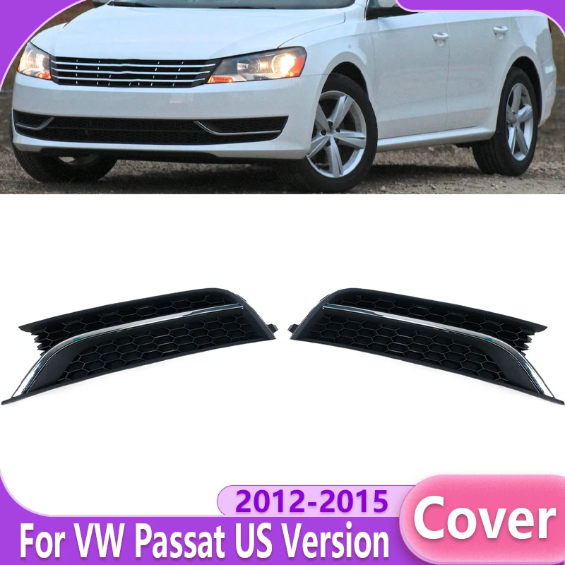 

Car Front Bumper Fog Lamp Frame Fog Lamp Trimming Cap Bezel Cover For VW Passat 2012-2015 US Version 561853666C9B9 561853665E9B9