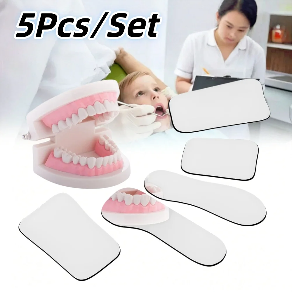 Dental Intraoral Orthodontic Mirror Rhodium Occlusal Photography Reflector Glass Double-Sided Dentistry Intra Oral Care Mirror