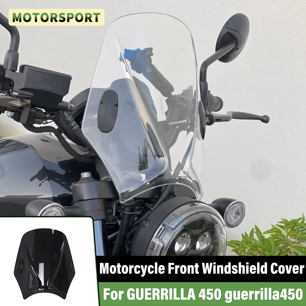 Kit de pare-brise universel réglable et compact pour moto GUERRILLA 450 Guerrilla450, déflecteur de vent, protection