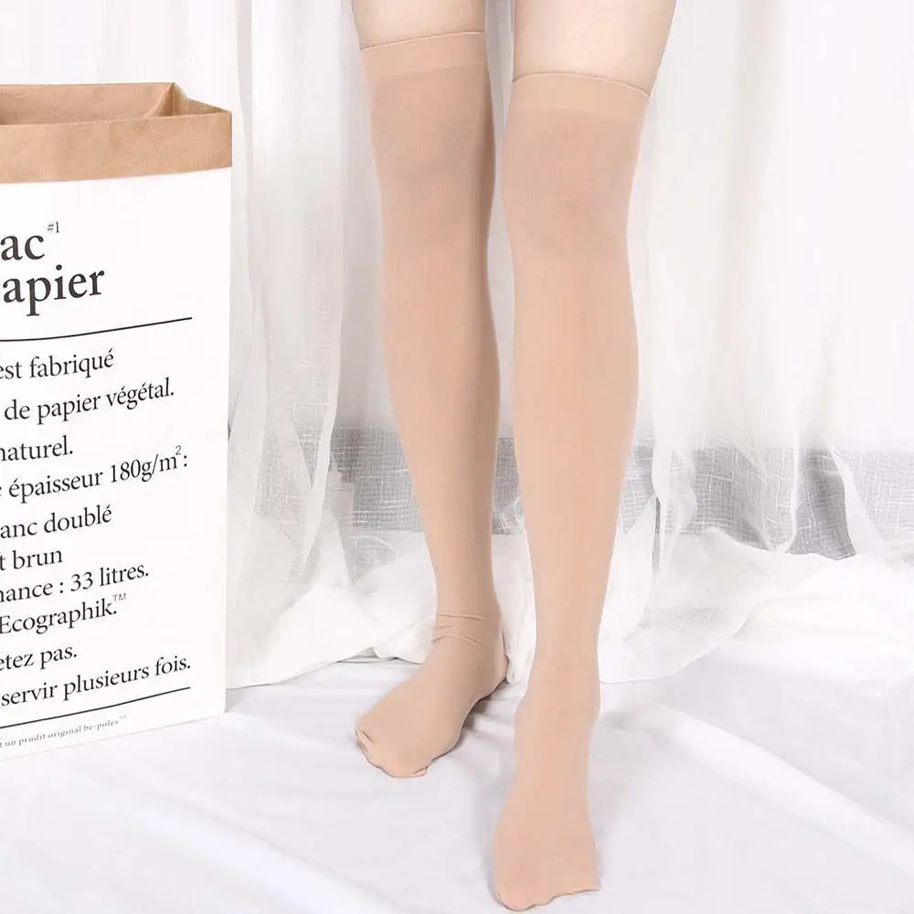 

Fashion Over Knee Socks Long Cotton Stockings Sexy Stocking Black White Skinny Stockings Over Knee Thigh High