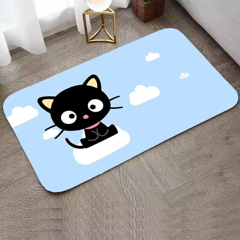 Non-slip Kitchen Mat Chococat Anime Rug Entrance Doormat Rug for Bedroom Mats Kitchen and Home Items Children Room Mat Custom