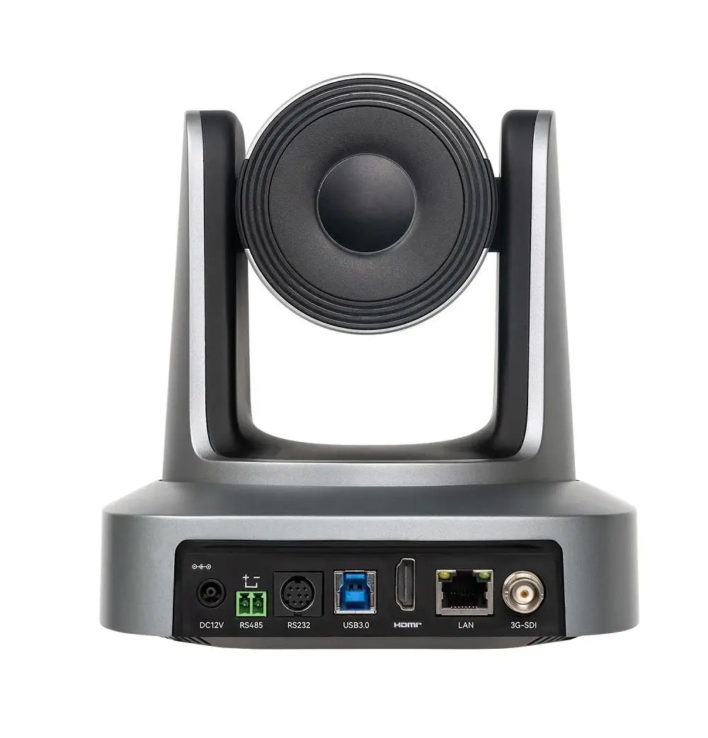 AI Auto Tracking NDI POE 4K Kit telecamera PTZ per streaming live con commutatore video |   Controller joystick con schermo diviso a 4 spaccati |   Interruttore POE