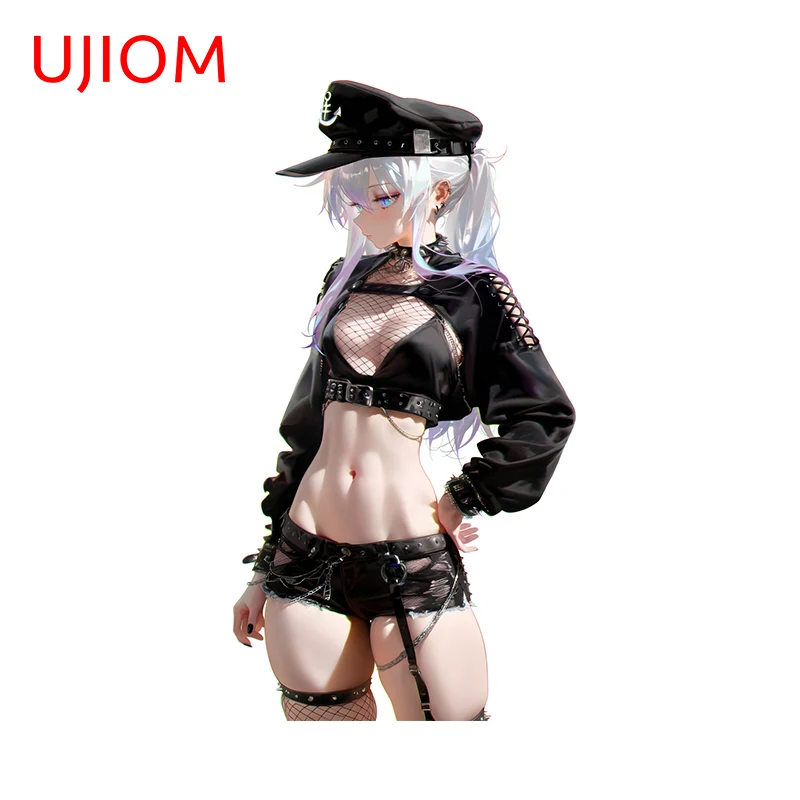 UJIOM Hibiki Seductive Anime Girl Wall Sticker Alluring Slender Waist Girl Graffiti Decals Amsuing Living Room Wallpapers