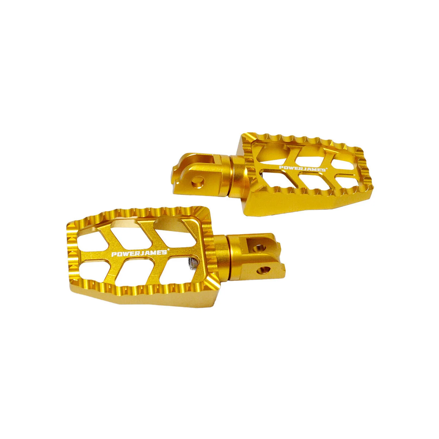 Gold Motorcycle Foot Pegs Rest Pedals For Harley Softail FXBB FXBR FXFB FXLR FXST FXDRS FXLRST 2018-2023