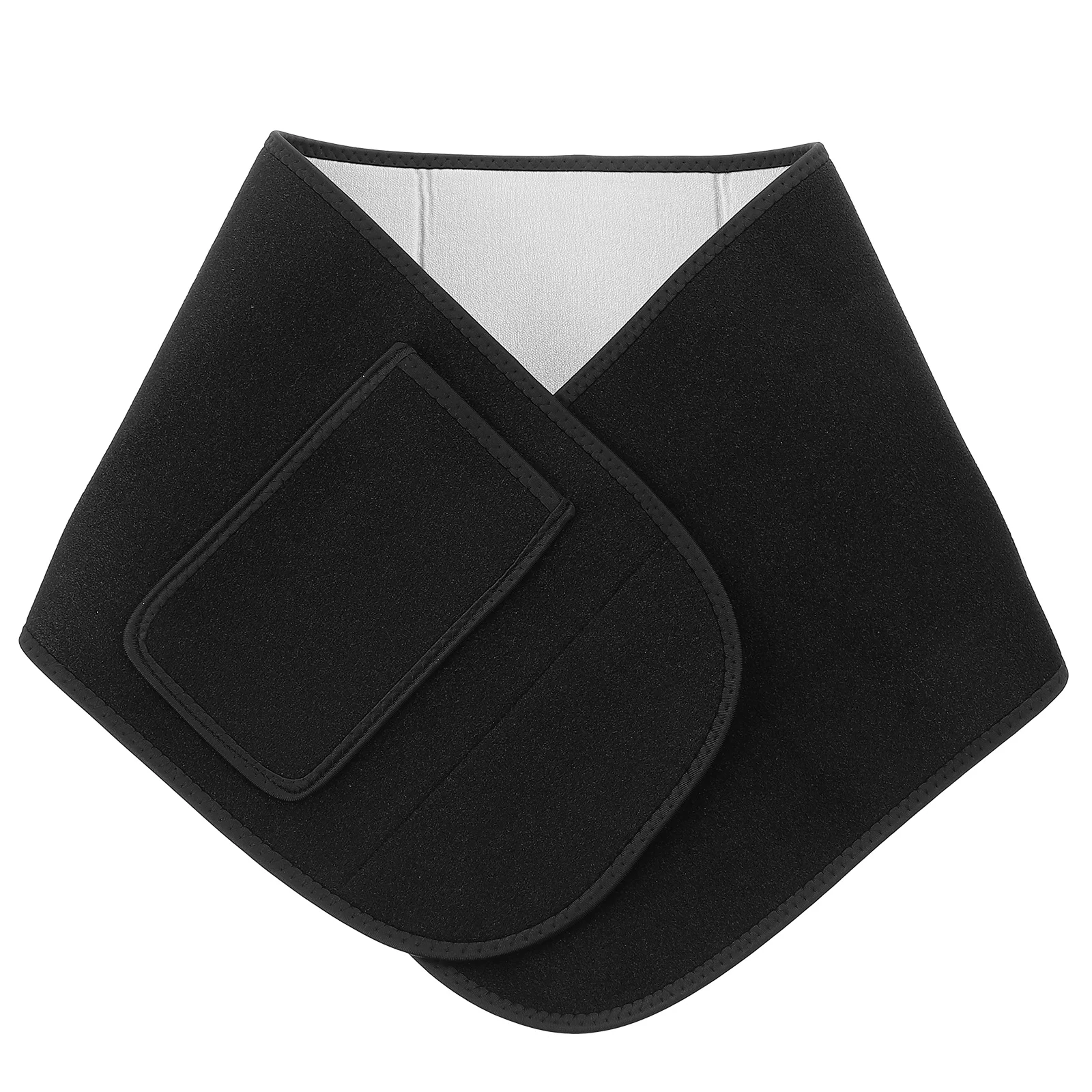 

Sports Waist Trainer Belt SBR Silver Film Black Composite Keep Warm Breathable Lumbar Support for Women Adult Fitness Use