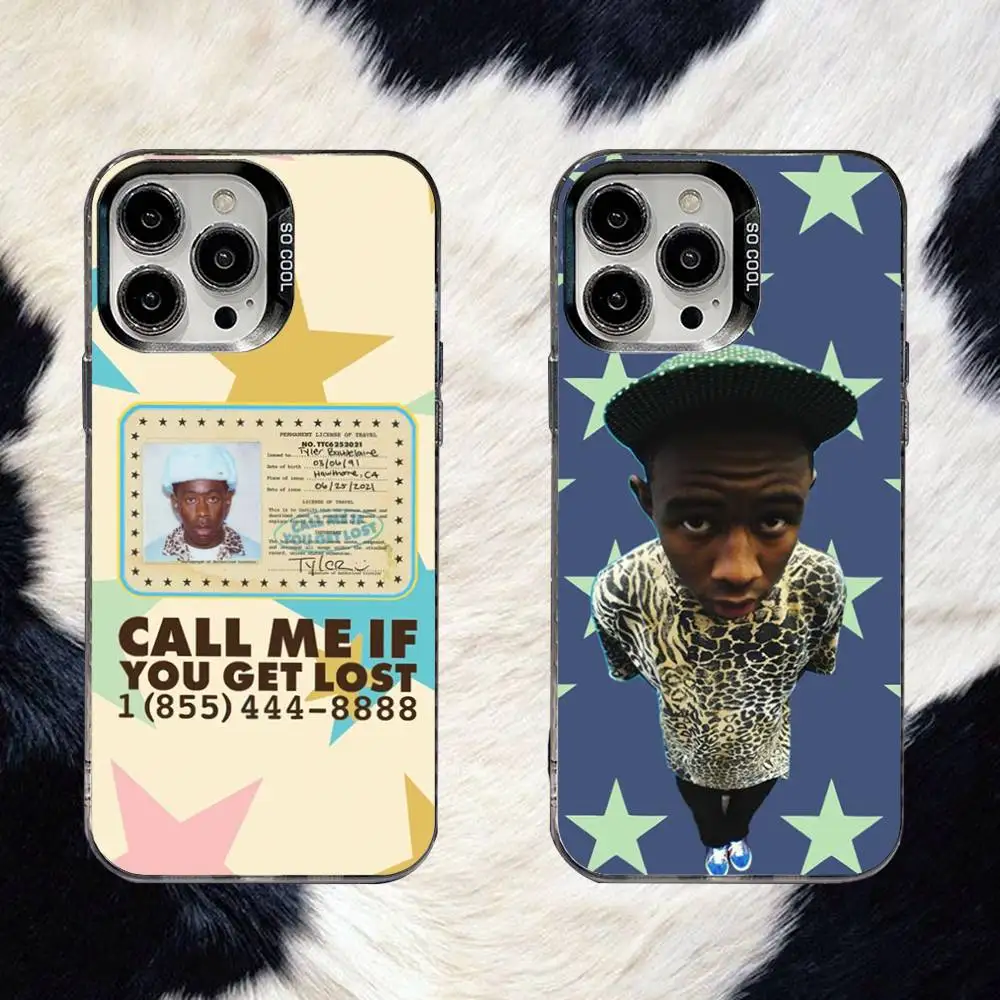 

Funny Tyler The C-CreatorS Phone Case For iPhone 16,15,14,13,12,11,8,7,Pro,Max,Plus,Mini,XS,SE Anti Fall Black Matte Hard