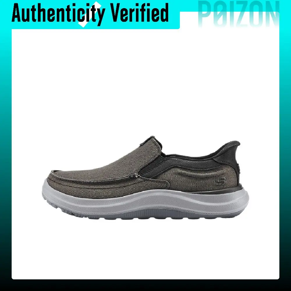 zapatillas-deportivas-de-cana-baja-para-hombre-modelo-205604-blk-en-color-negro-y-gris-de-la-marca-skechers