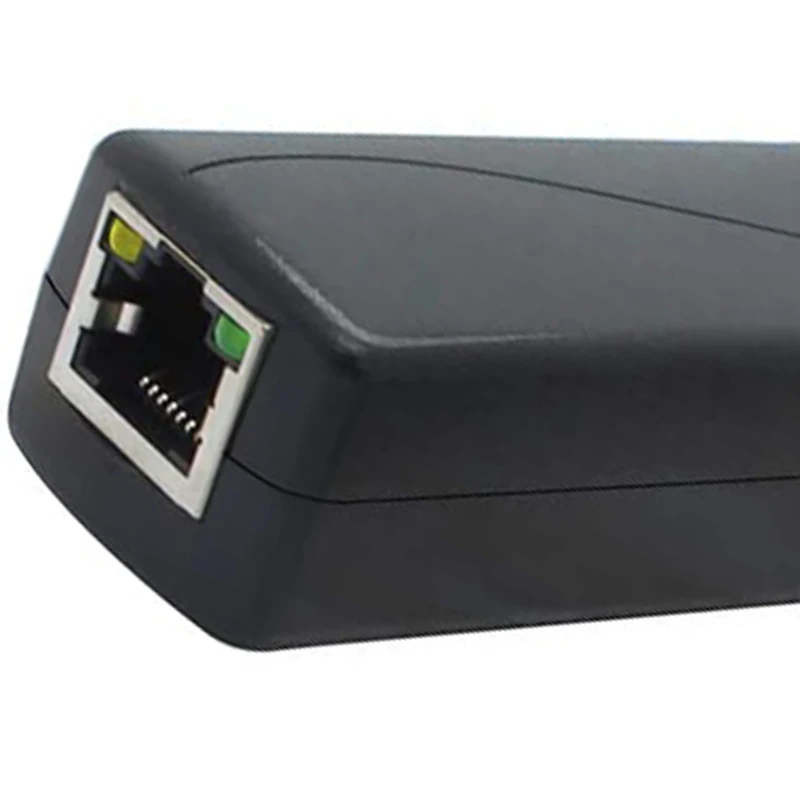 ABIJ-2-Pack 5V Gigabit Poe Splitter, USB Type C, 48V To 5V 2.4A Adaper, IEEE 802.3Af Compliant
