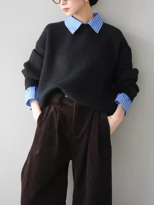 

Japanese Sle Knitted Sweater And Me Skirt Set Women's Faion High Waist f Body Long Skirt Two Piece Set Breathable Lo...