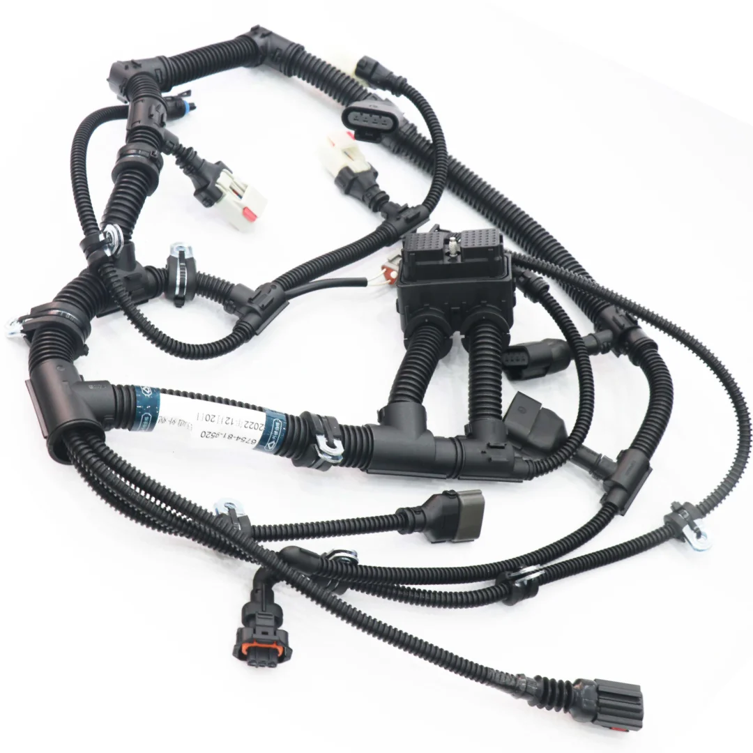 New6754-81-9520 Engine Harness for Komatsu 6D107 Engine ECM Module Harness PC220-8MO Excavator Harness