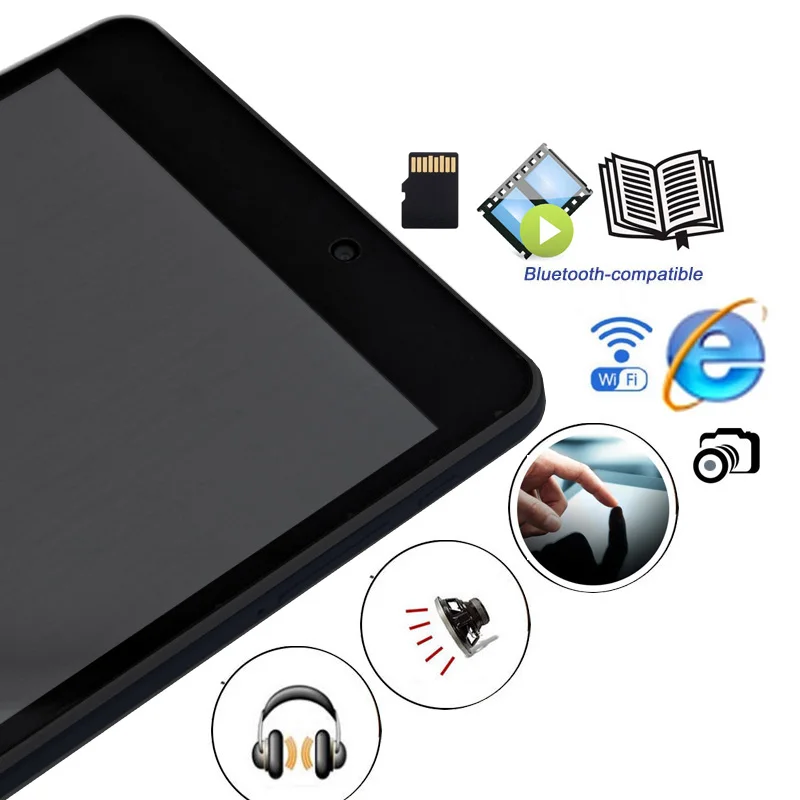 8 بوصة IPS HD شاشة 16GB قارئ الكتب الإلكترونية كمبيوتر صغير 2 في 1 دعم واي فاي أندرويد مشغل موسيقى الفيديو الرقمي الإلكترون الكتاب الاليكتروني