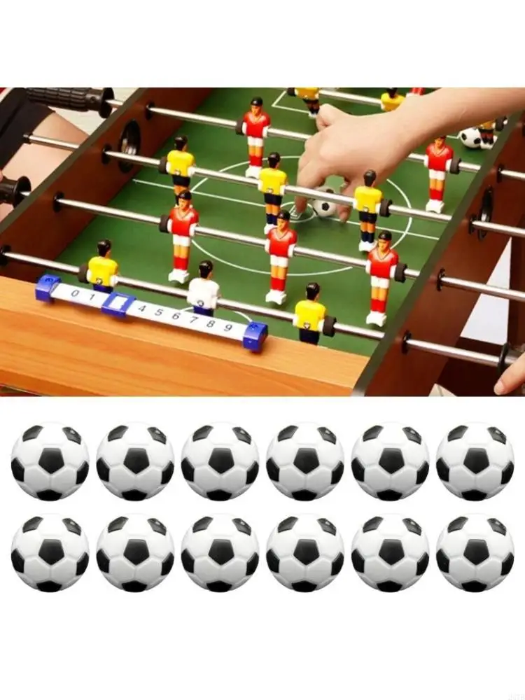 12Pcs Table Soccer Foosballs Replacement Ball Official Tabletop Game Ball 