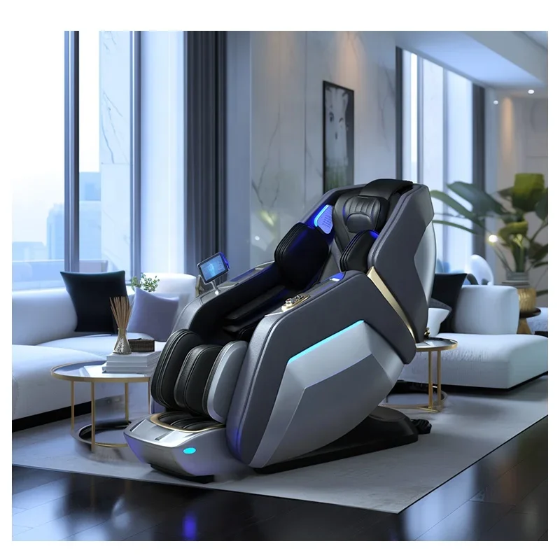 

Factory 2025 Hot Sell 4D Zero Gravity Massage Chair Shiatsu Electric Heating Full Body Massager Luxury SL Track Massage Chair