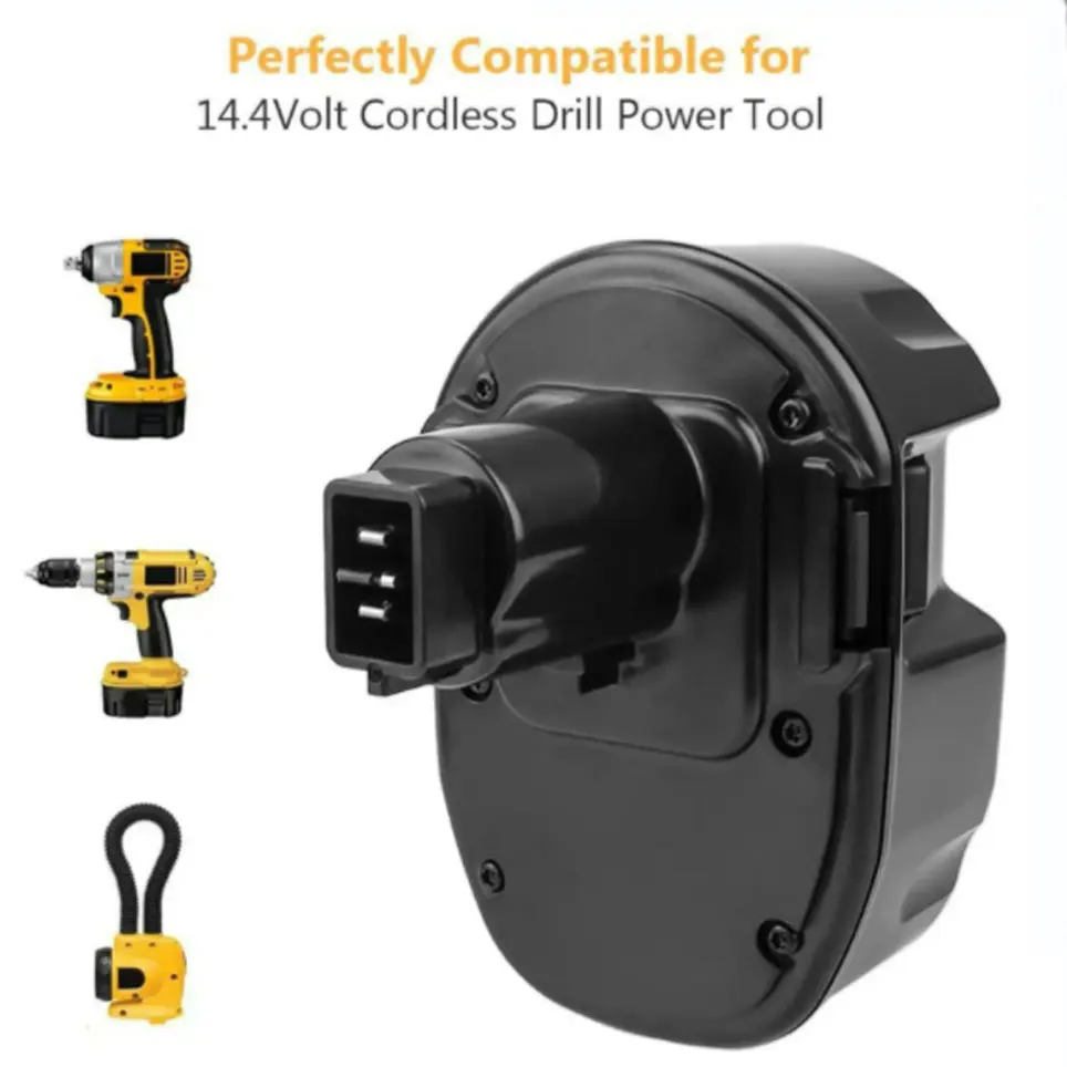 Imagem -05 - Bateria de Substituição para Ferramentas Elétricas sem Fio Dewalt 14.4v Xrp Ni-mh 4.8ah 6.8ah 9.8ah Dc9091 Dw9091 Dw9094 De9031 De9091