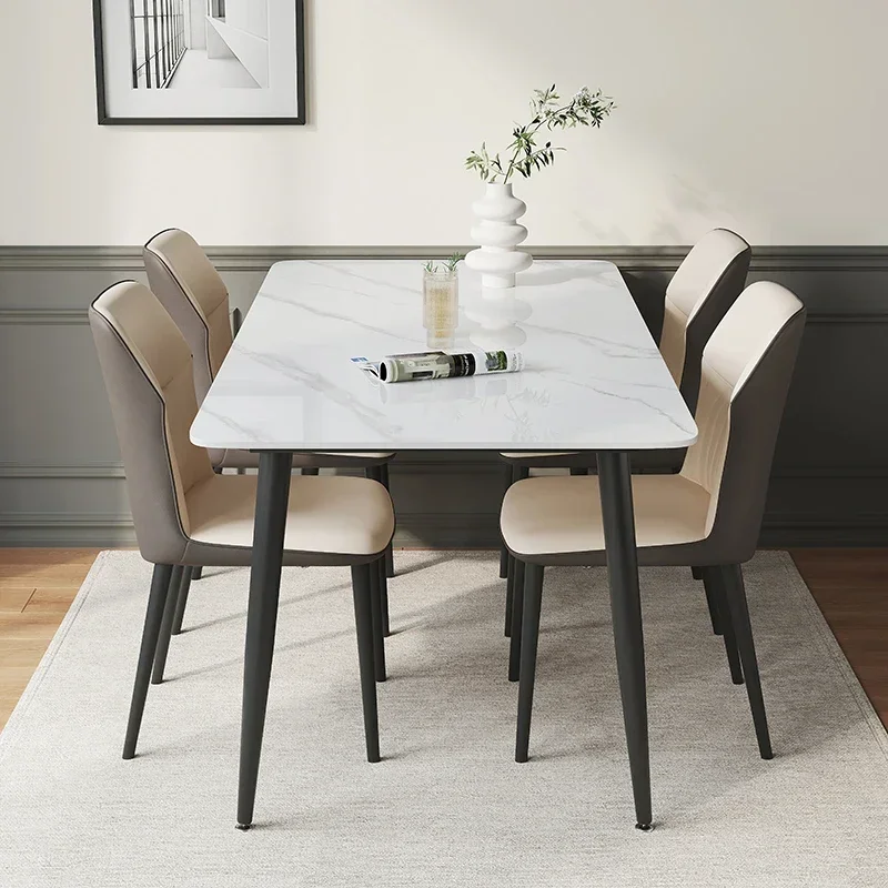 

Slate Design Dining Comedor Tables Living Room Luxury Nordic Modern Dining Tables Coffee Mesas Home Kitchen Furniture