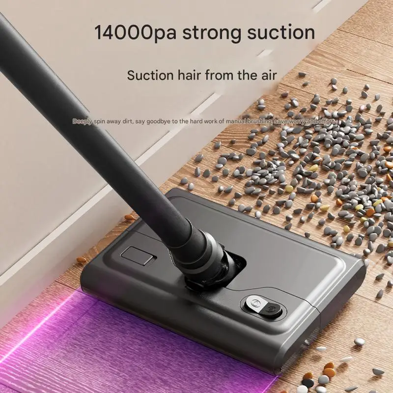 مكنسة كهربائية لاسلكية بقوة 14,000 باسكال، مكنسة كهربائية محمولة متعددة الوظائف قابلة لإعادة الشحن للاستخدامات والسيناريوهات المختلفة