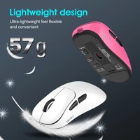HXSJ T700 Triple-Mode Gaming Mouse - Wired/2.4G Wireless/BT5.3 - 10000DPI Light weight