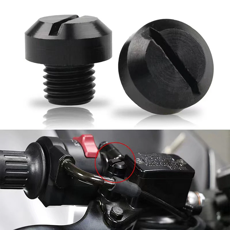 M10 M8 Motorcycle Mirror Hole Blanking Plugs Screws Bolts Left Right Hand Thread Universal Fit