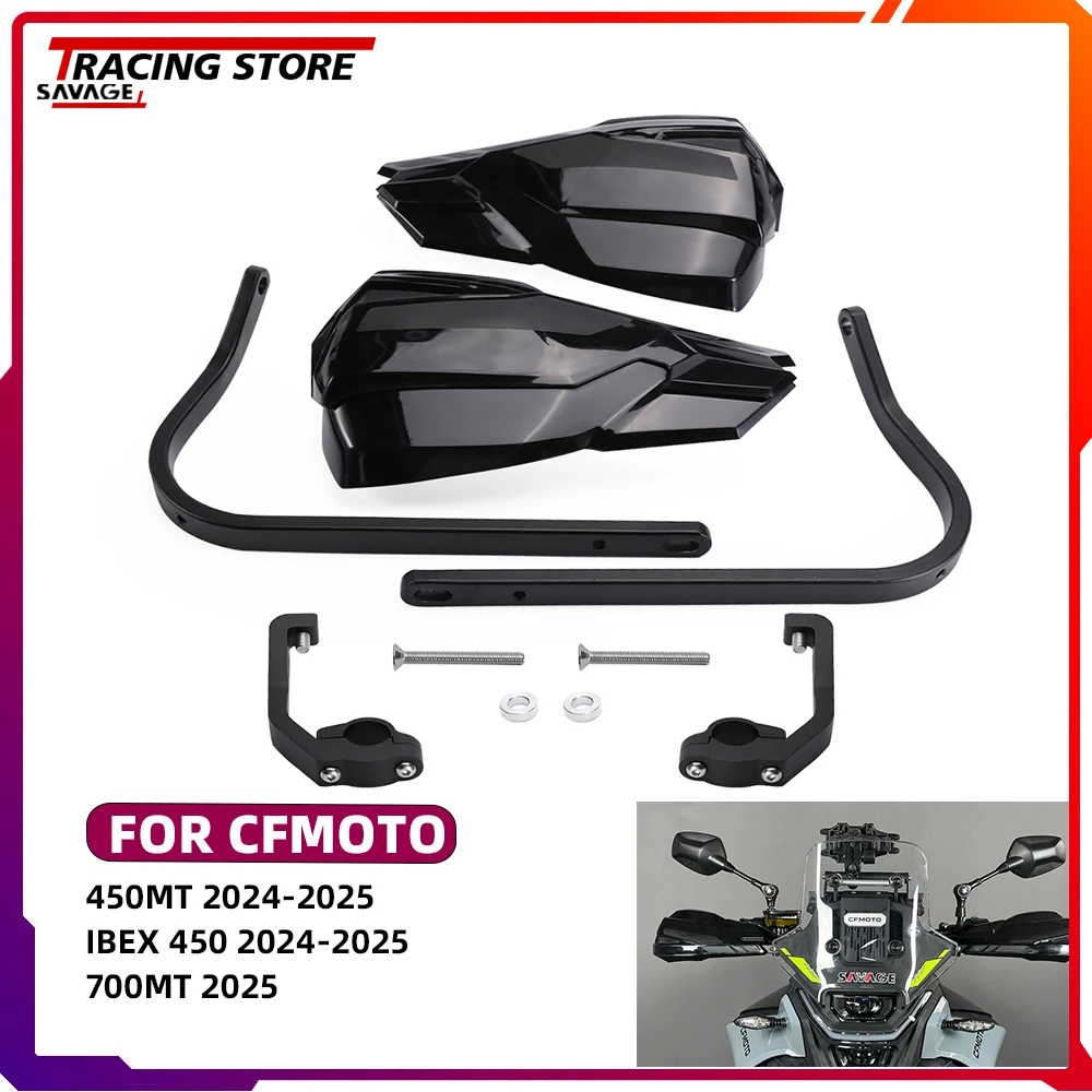 

Handlebar Handguards Hand Guard with Riser For CFMOTO 450MT IBEX 450 700MT Hand Protector Cover Motorcycle Upgrade Handguard