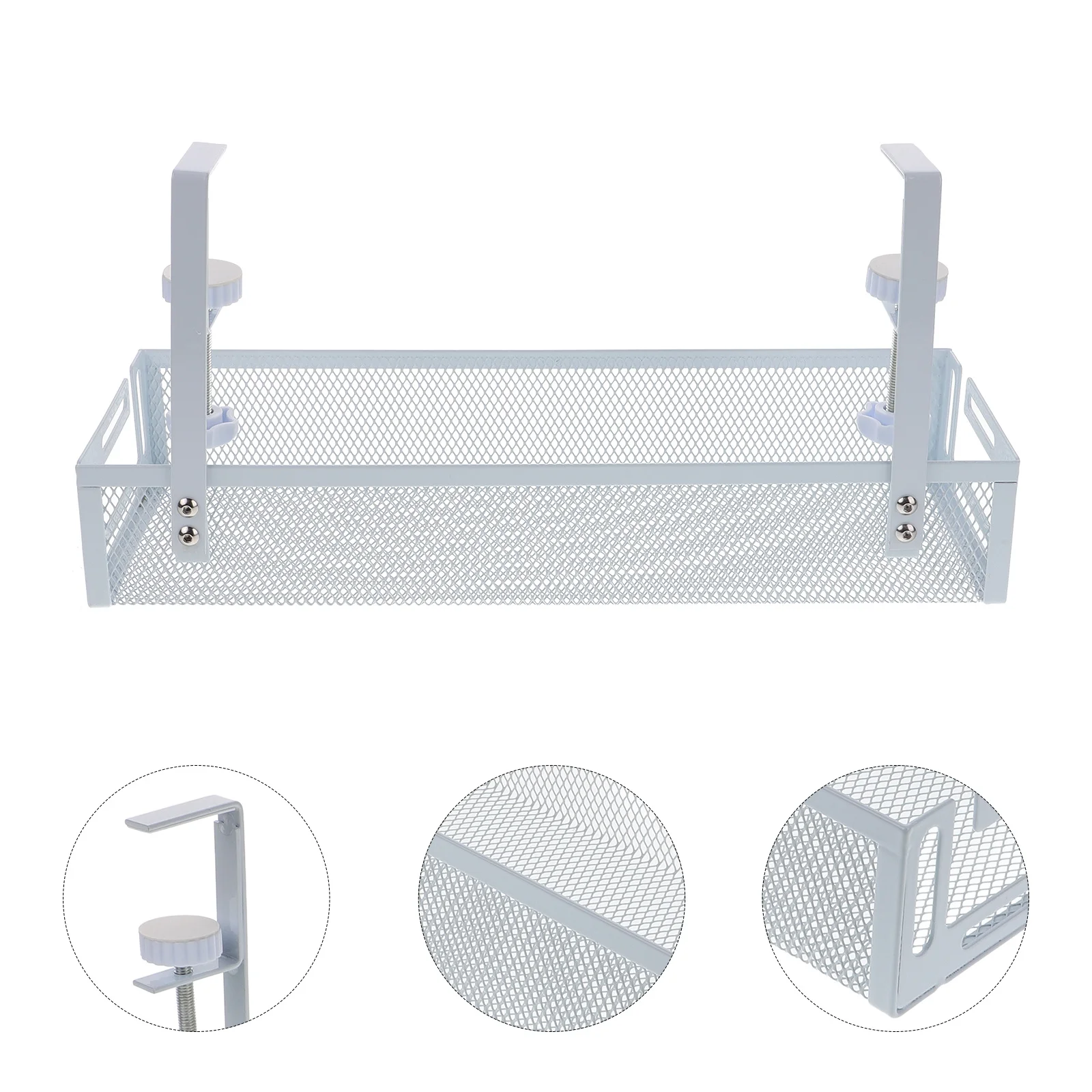 Bandeja de gerenciamento de cabos sob organizador de mesa para carregadores de fios e cabos Design de grade de malha com cabo de mesa de alta capacidade de carga