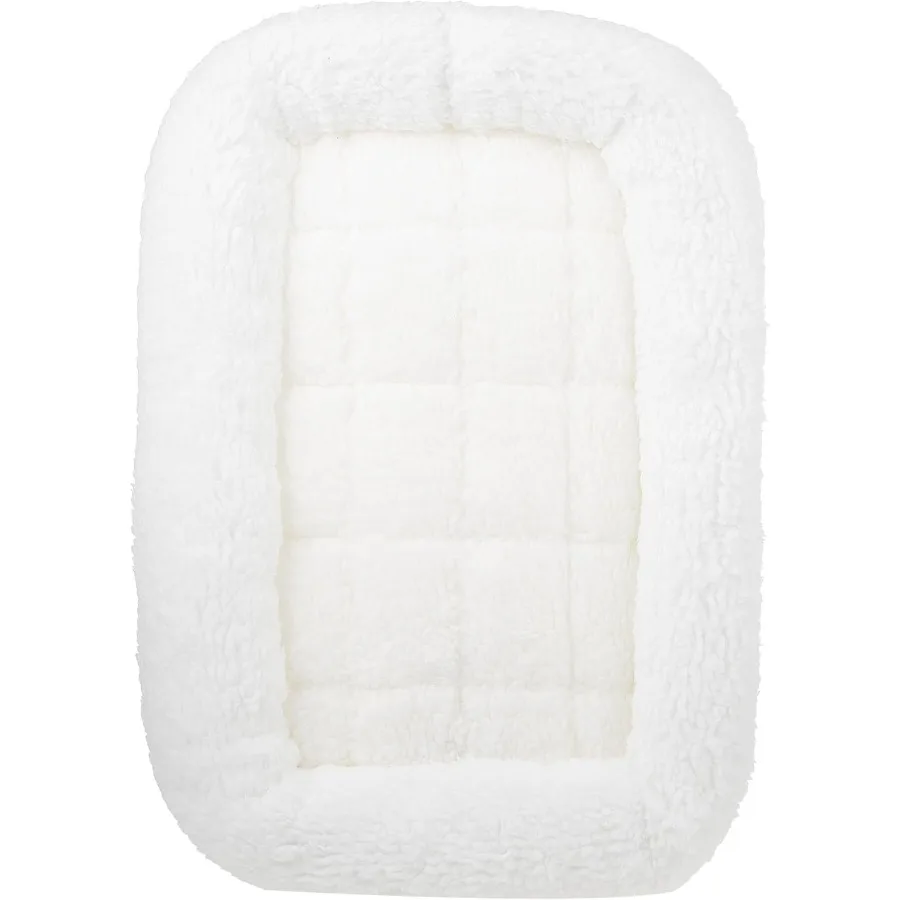 سرير الحيوانات الأليفة المدمج للسفر لحاملات الكلاب والقطط الصغيرة: يناسب حاويات السفر البلاستيكية مقاس 19 بوصة مثالية للسلالات الصغيرة أثناء Airp