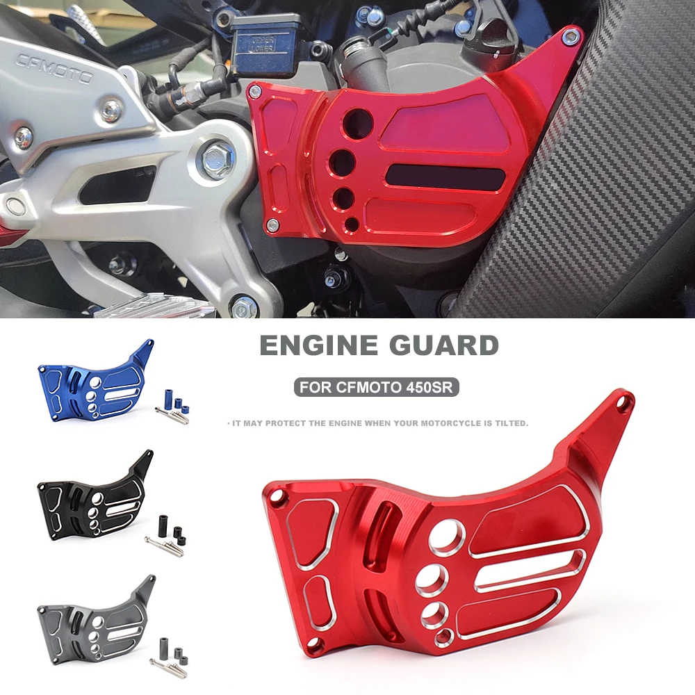 Fit For CFMOTO 450 SR 450SR 450sr 450 sr 2022 2023 Motorcycles New 4 colors Engine Cylinder Cover Head Protection Cover Guards