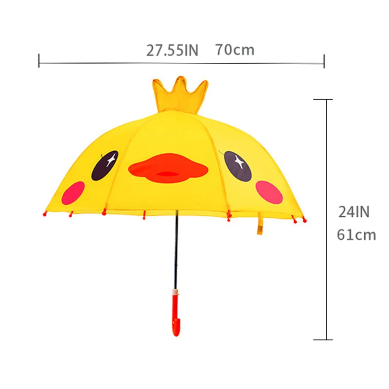 Children\'s Umbrella Cartoon Cute Princess Umbrella 3D Stereoscopic Boys and Girls Baby Design Umbrella