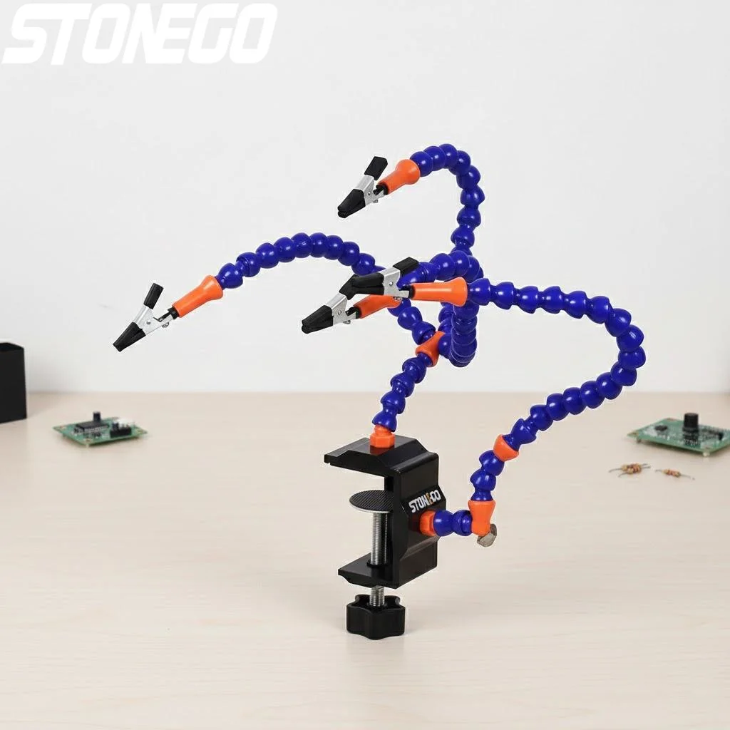 

Держатель для паяльника с настольным зажимом, приспособление для печатных плат, станция для пайки, набор инструментов для ремонта электроники