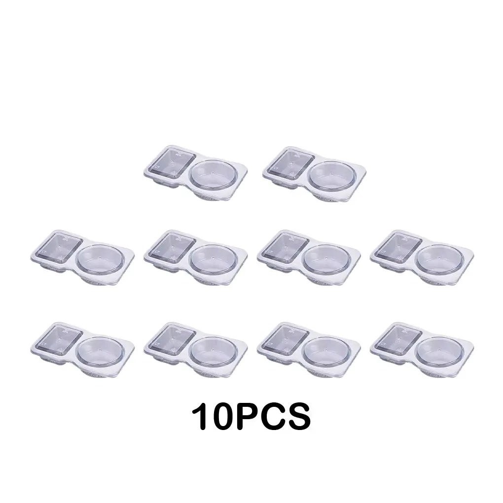 10pcs/set Disposable One-piece Sauce Box Say Goodbye To Leaks Can Trust These Containers To Food