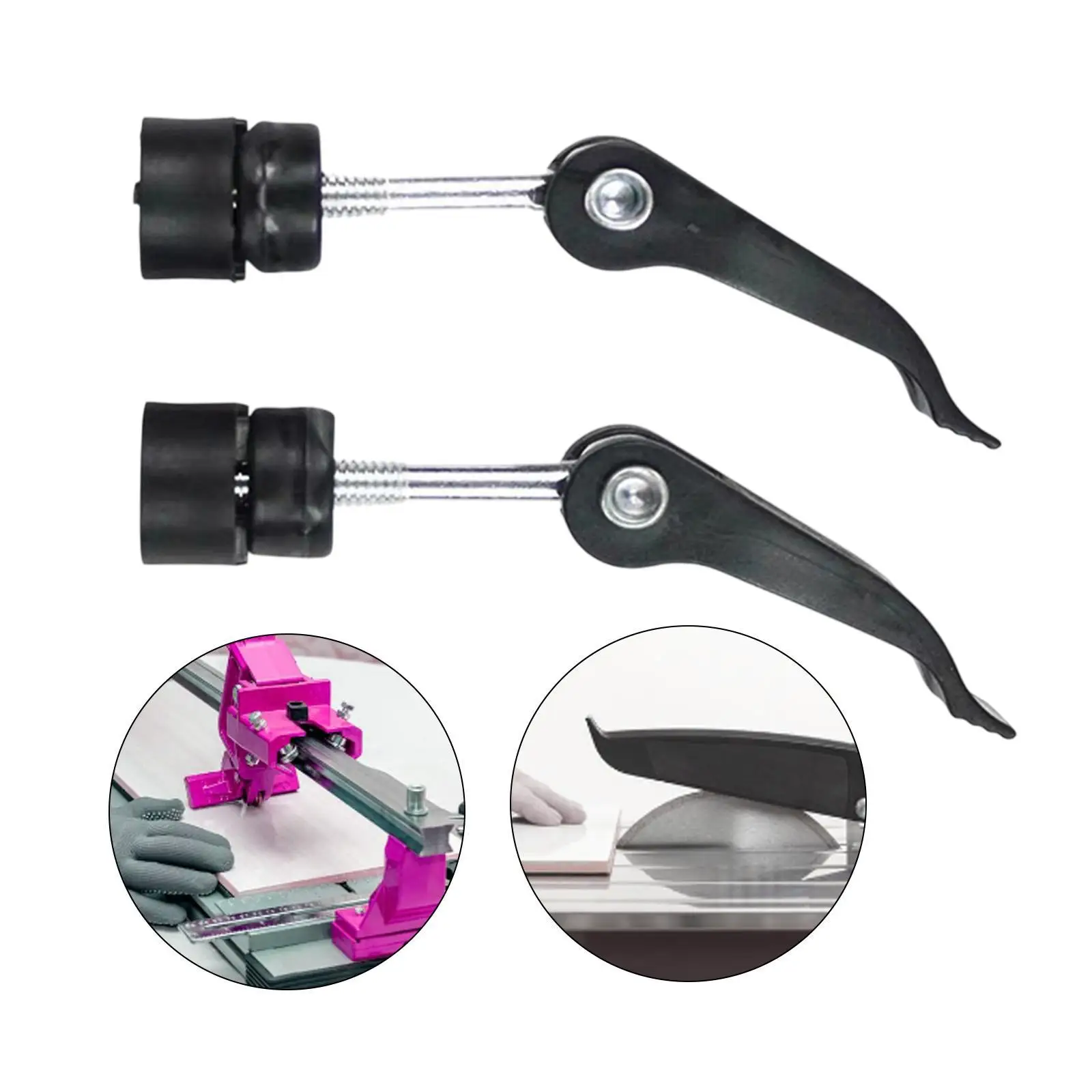 2 Pieces Quick Press Screw for Tile Cutter Replaces Quick Pressing Screw for Quick Release Clamp Cutter Push Knife Accessories