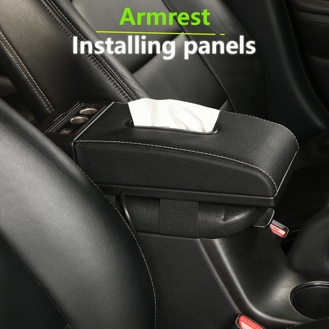 Universal Auto Armlehne Matte Auto Armlehne Box Versteifung Höhe erhöhen Pad Auto Tissue Box Aufbewahrung schutz Kissen Stütz arm