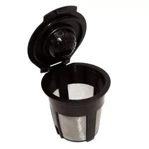 فلاتر القهوة القابلة لإعادة الاستخدام، كبسولة K Cups، Keurig 1.0 Brewers، Universal Fit، 4 قطع أفضل 10 ماكينة صنع قهوة كبسولة عالمية مبيعا - رقم 10