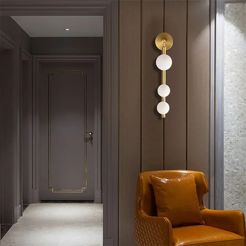 GISELLE Nordic Wall Lamps Contemporary Simple Indoor LED Decorative Bedside Lighting Fixtures