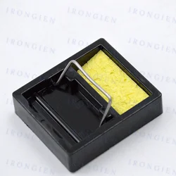 1pc Mini Electric Soldering Iron Stand Welding Support Station Holder With Clean Sponge For BGA Solder-Station Rework Tools