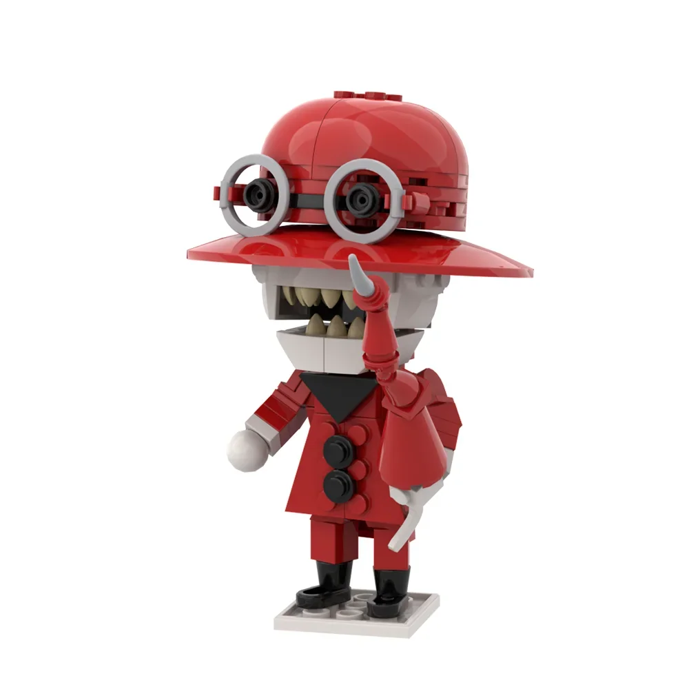 MOC The Crooked Man Building Blocks Model Horror Game Characters Bricks Halloween Dolls DIY Assembly Toys Kids Halloween Gifts