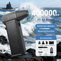 X9 Turbo Fan Jet 400000RPM Turbo Jet Blower Brushless Vacuum Cleaner Blower For PC/Keyboard/Home/Car Cleaning Air Duster Blower