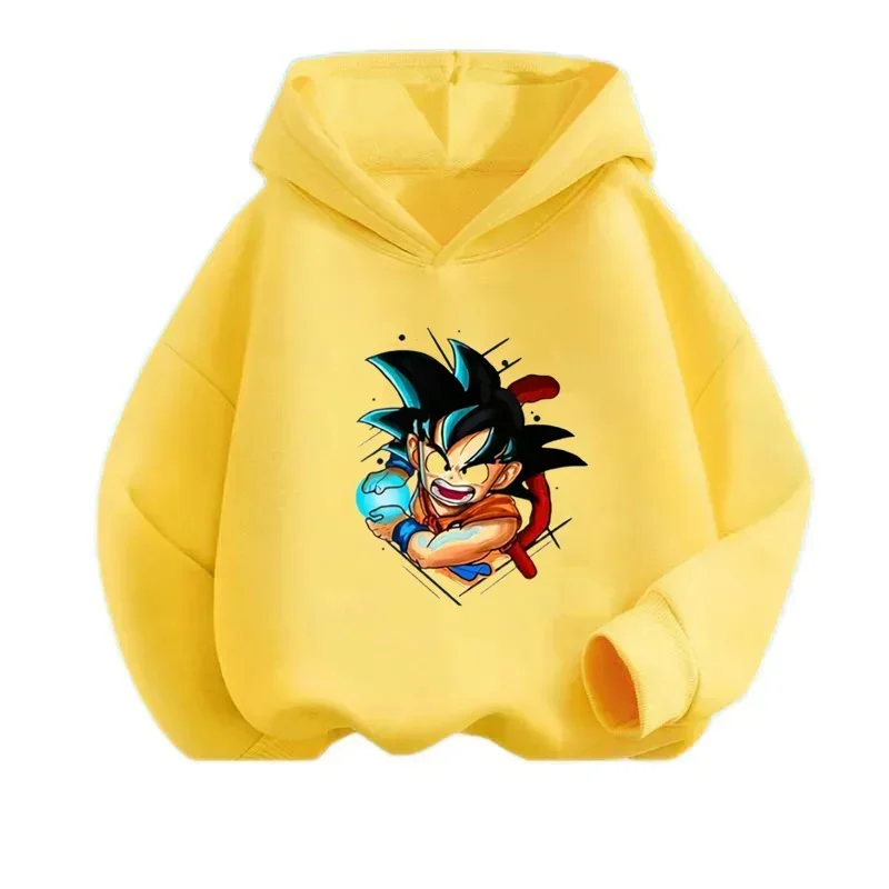 Sweat-Shirt à Capuche pour Bébé Garçon et Fille de 2 à 12 Ans, Vêtement de Printemps, Motif Dragonball OupillGoku, Y-Boy, 2024