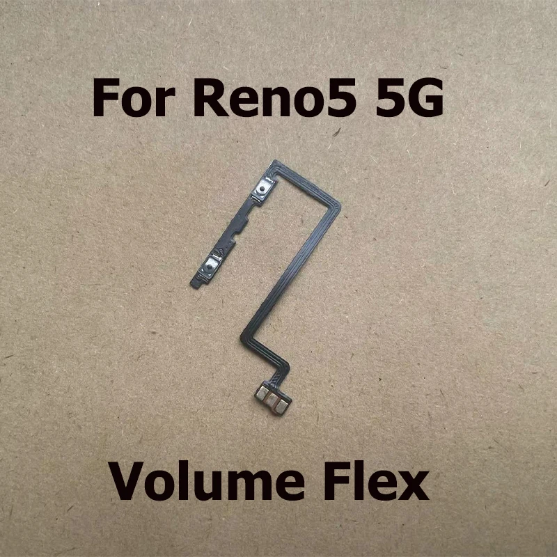 For Oppo Reno5 Reno 5 Lite Power Switch On Off Volume Key Button Flex Cable Replacement Parts For Reno 5 Reno5 Pro 5G