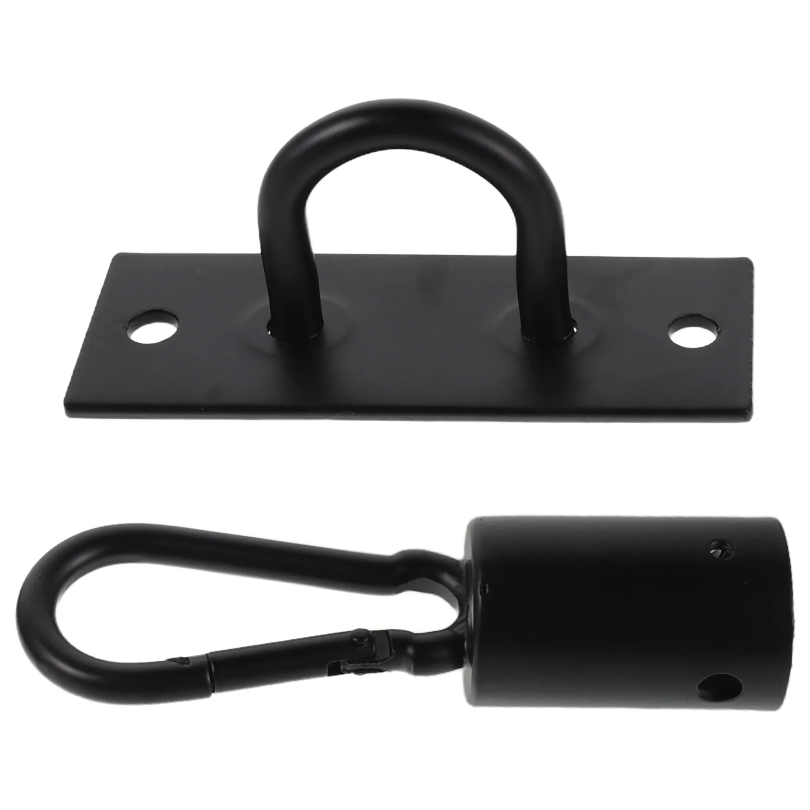 

Комплект из 2 матовых черных металлических монтажных пластин для потолочного вентилятора, сверхпрочный, для люстры, подвесного светильника, запасная часть для вентилятора