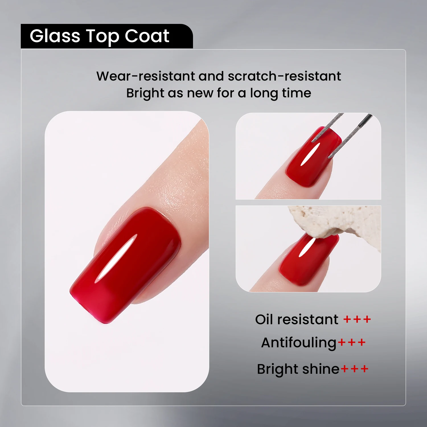 JTING 1PC 7ml Clear Base Top Coat Gel Polish Uv Semi Permanent Nail Polish  Long Lasting Glass Top Coat  Base Coat