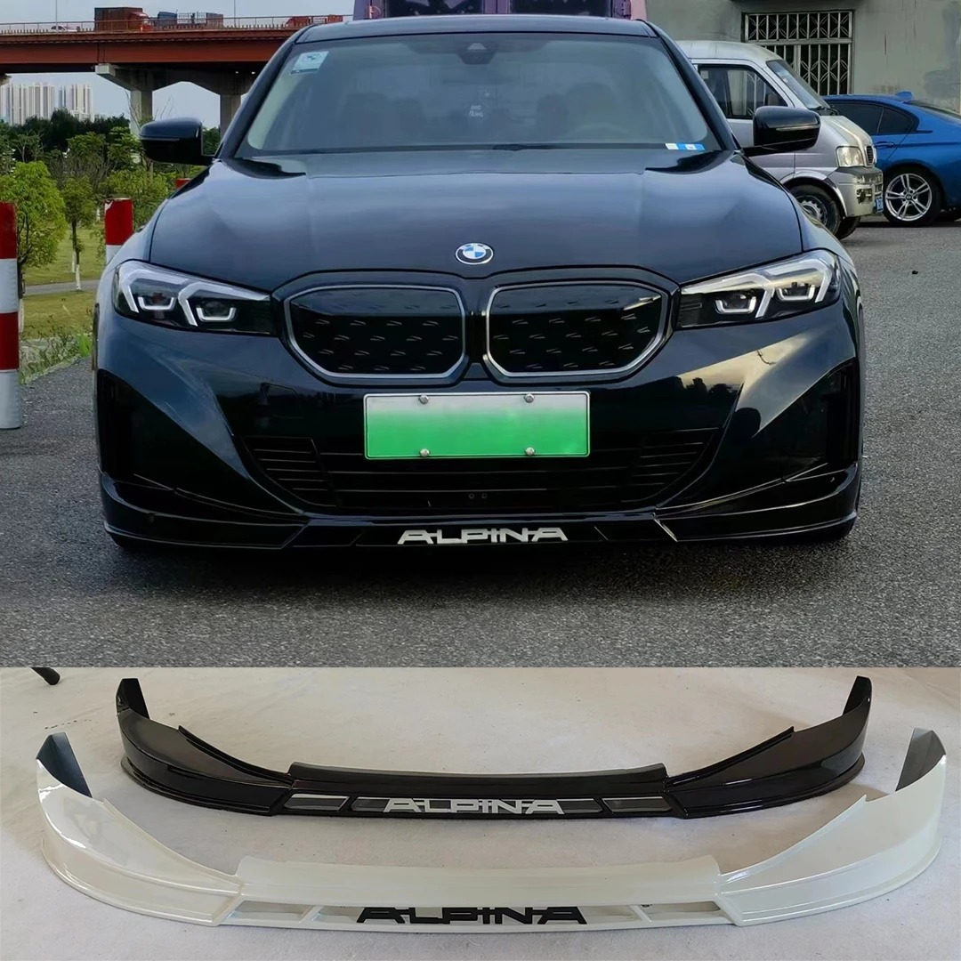 For BMW i3 Front Bumper Lip Auto Bodykit Parts ABS Alpina Style Accessory Accessories Car Assecories