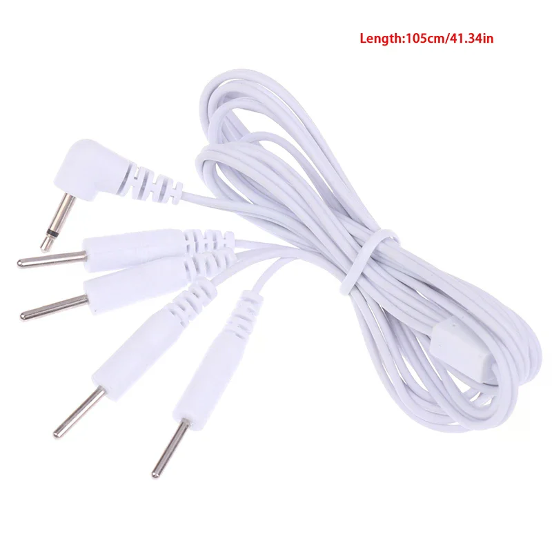4 Pins Head 2.5mm Plug Type Electrode Cable Line Wire For Tens Acupuncture Electrical Nerve Muscle Stimulator
