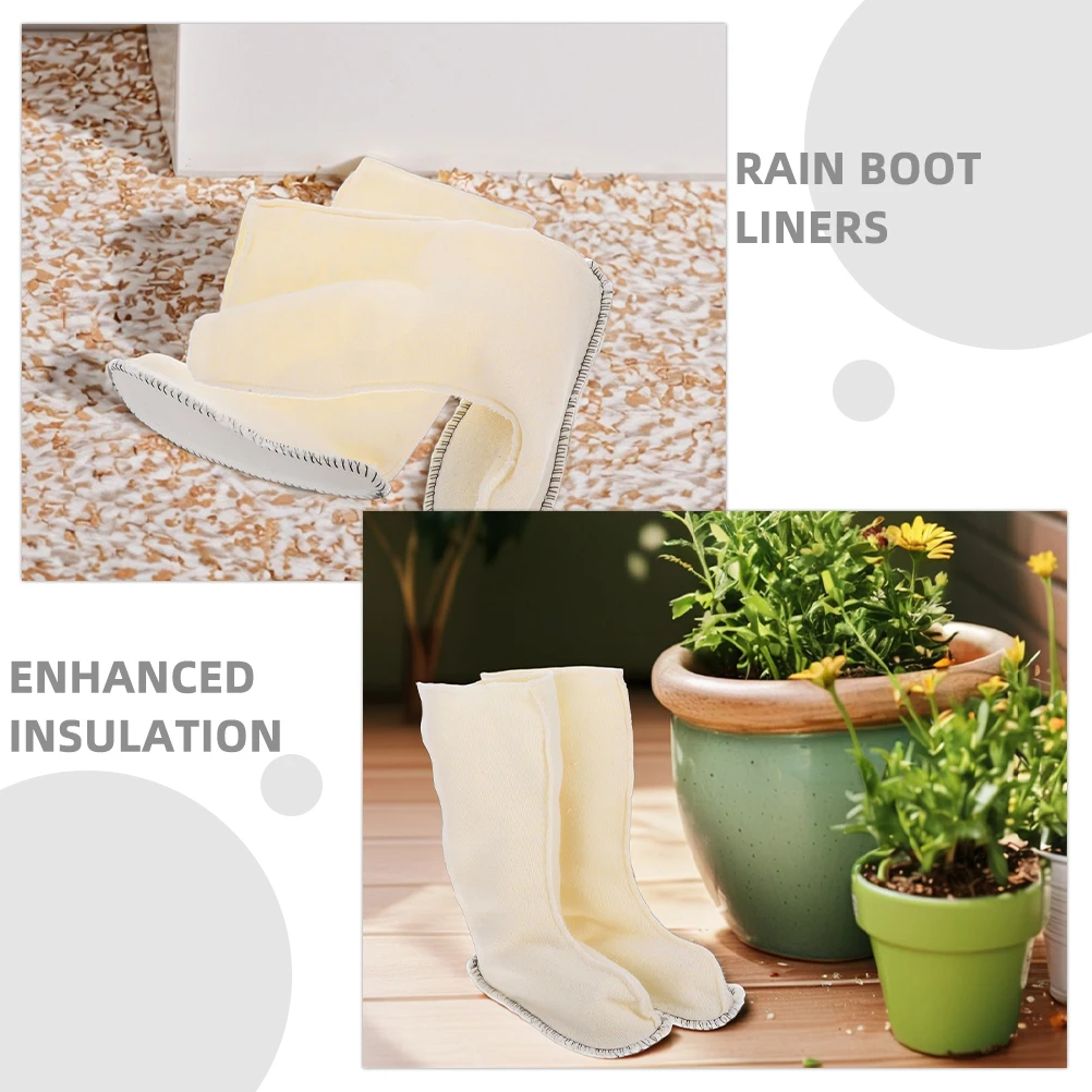 بطانات دافئة لتمهيد المطر للرجال والنساء، جوارب حرارية ناعمة قابلة للفصل، بطانات أحذية شتوية قابلة للغسل في الغسالة، سميكة معزولة